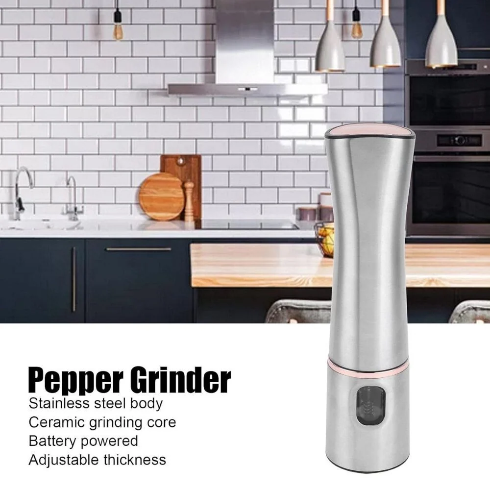 BShop Râșniță Electrică de Piper - Condimentare Rapidă și Simplă