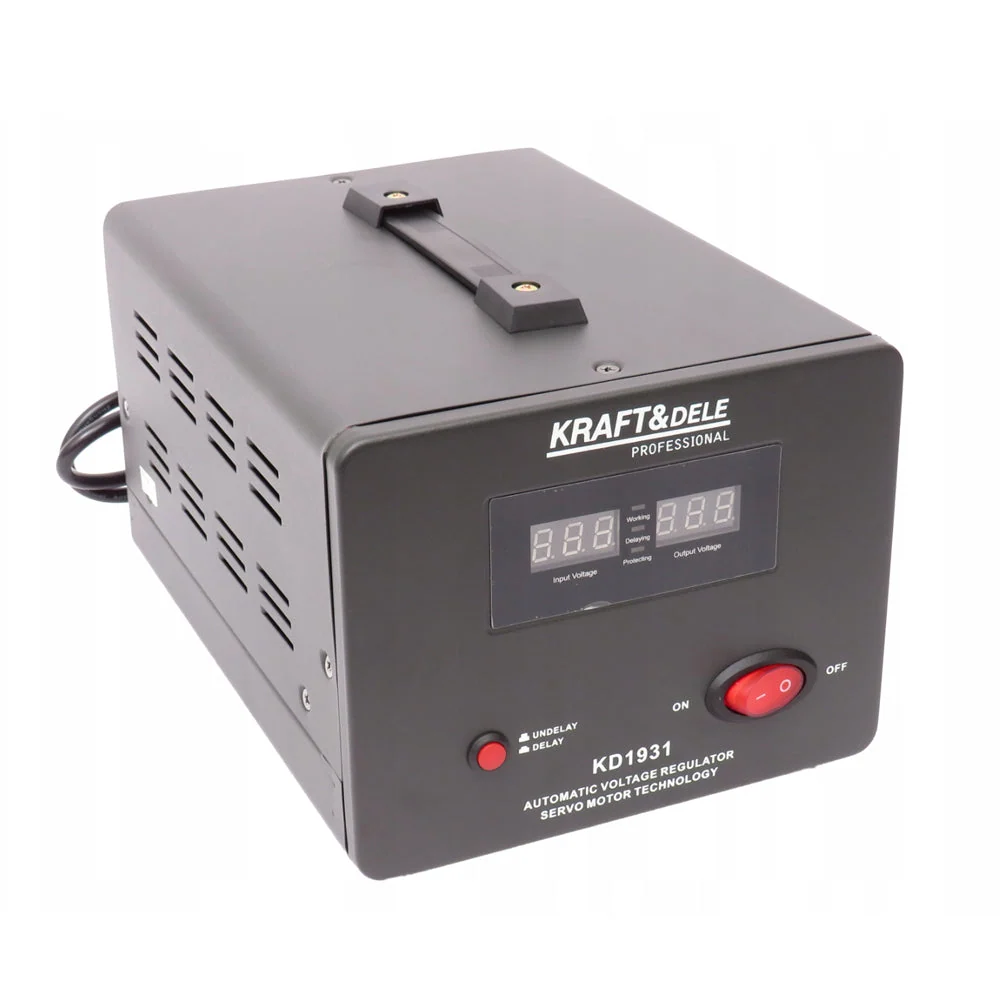 *BuZZ* Stabilizator de tensiune Kraft&Dele KD1931, 1000VA, 230V