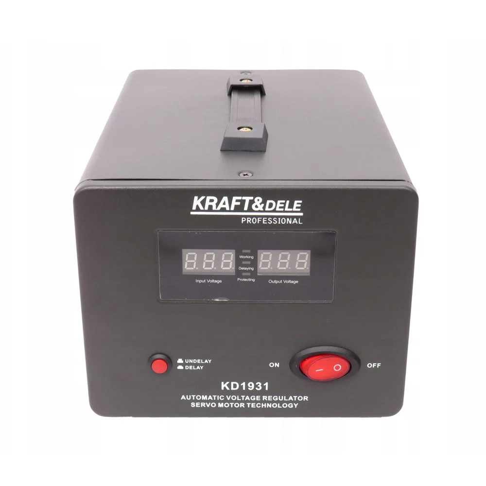 *BuZZ* Stabilizator de tensiune Kraft&Dele KD1931, 1000VA, 230V