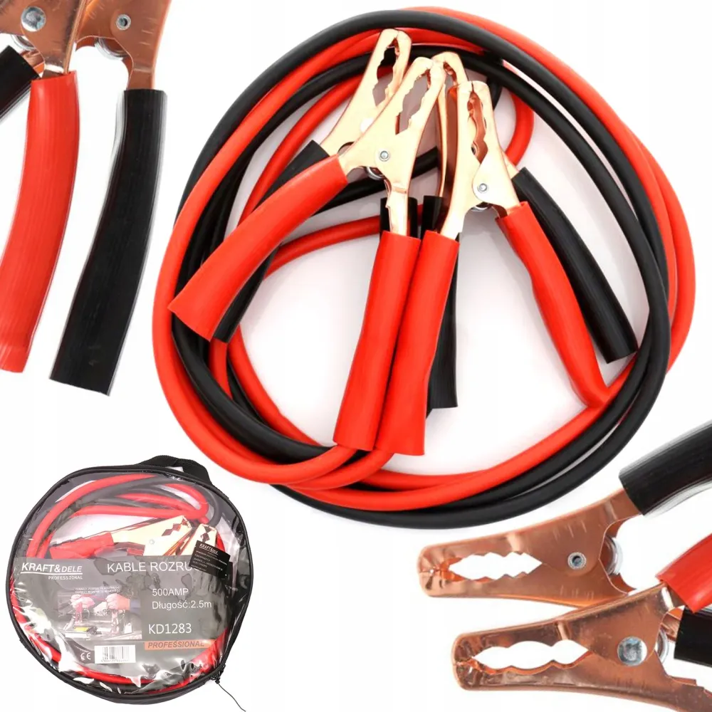 Cabluri curent auto Kraft&Dele KD1283, 500A, 2.5m