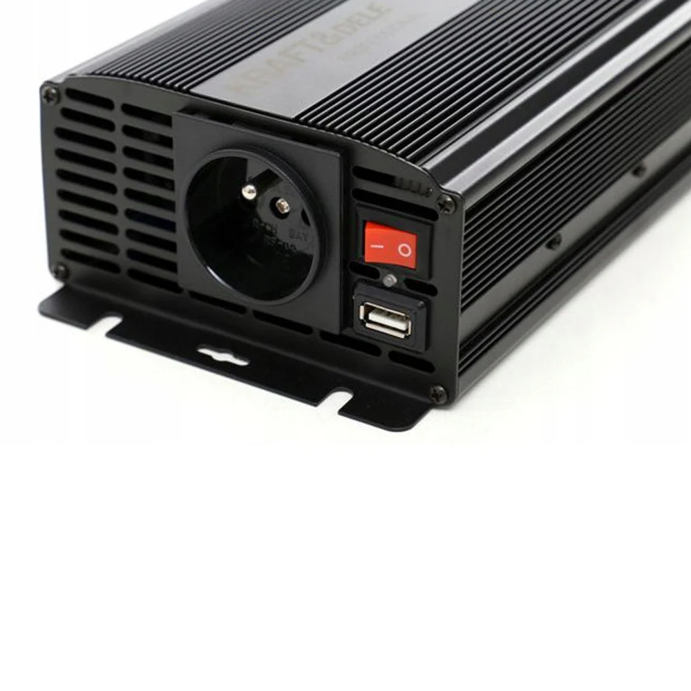 Convertor pentru curent auto Kraft&Dele KD1252, 12V, 220V