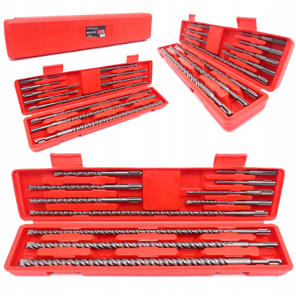 Set burghie pentru beton SDS+ Kraft&Dele KD984, 11 elemente