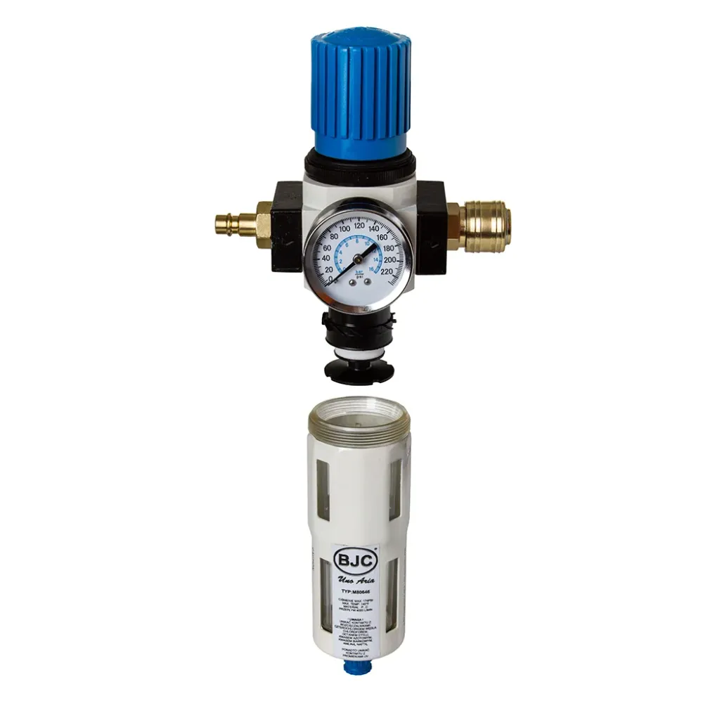 Filtru de aer si apa cu regulator de presiune PROFI 0-16 bar, Regulator cu dezumidificator