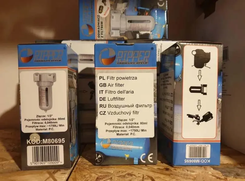 Filtru aer si impuritati 1/2 pentru scule pneumatice Cuple incluse