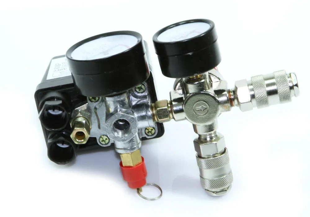 Kit presostat cu regulator de presiune 220v, presostat compresor aer