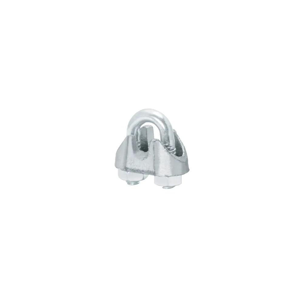 Brida zincata pentru cablu de otel, 3 mm, 2 buc/set, Fiero