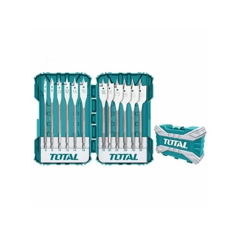 Set 12 buc burghie plate TOTAL pentru lemn - RESIGILAT
