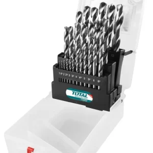 Set burghie pentru metal Total Industrial - HSS 25 buc - RESIGILAT