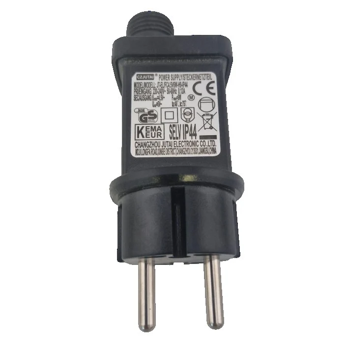 Transformator Instalatie Vivimall, Standard European, Pentru Interior/Exterior, 8 Functii, 4.5V / 6W, Negru