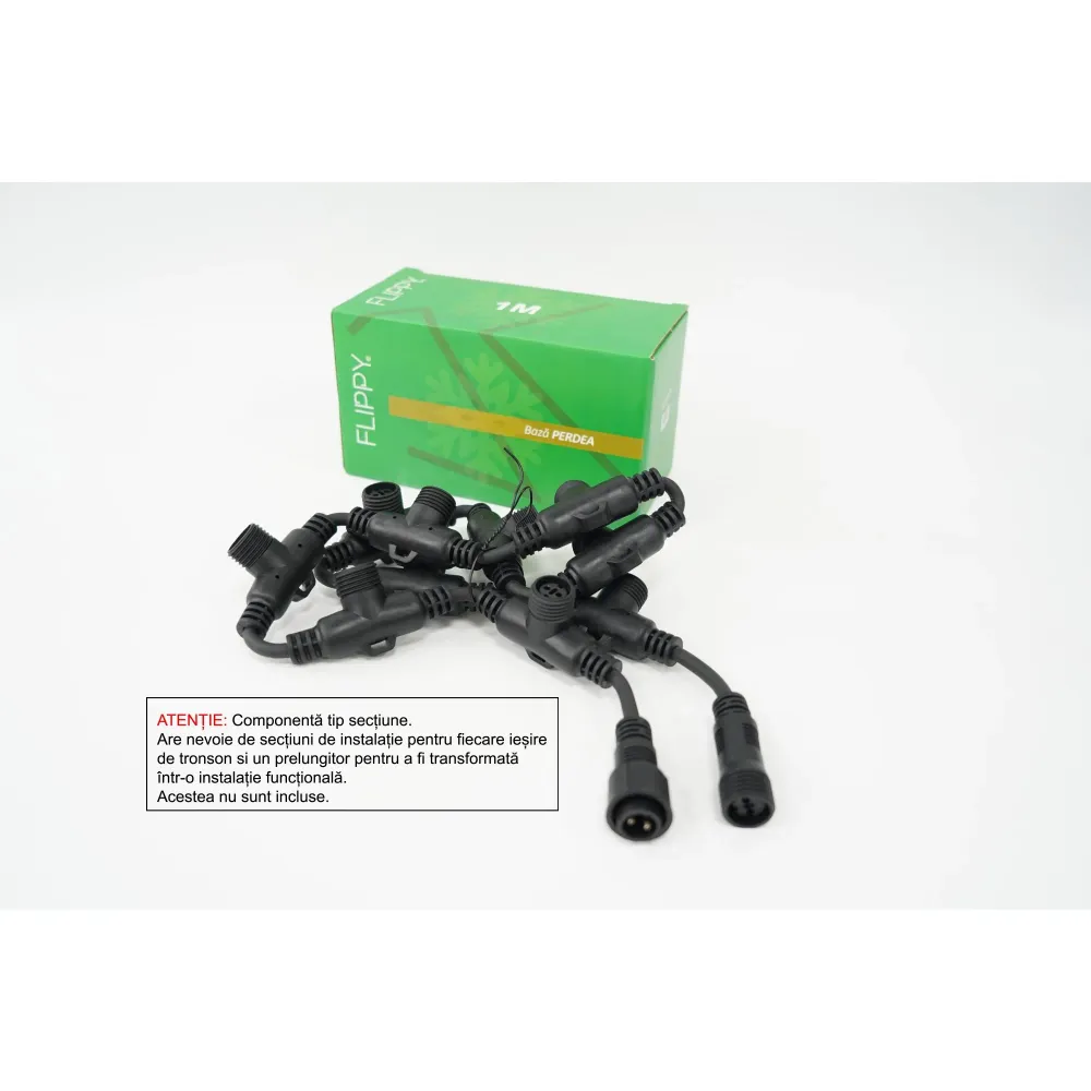Tronson Vivimall, 1 m IP65, Fir Negru