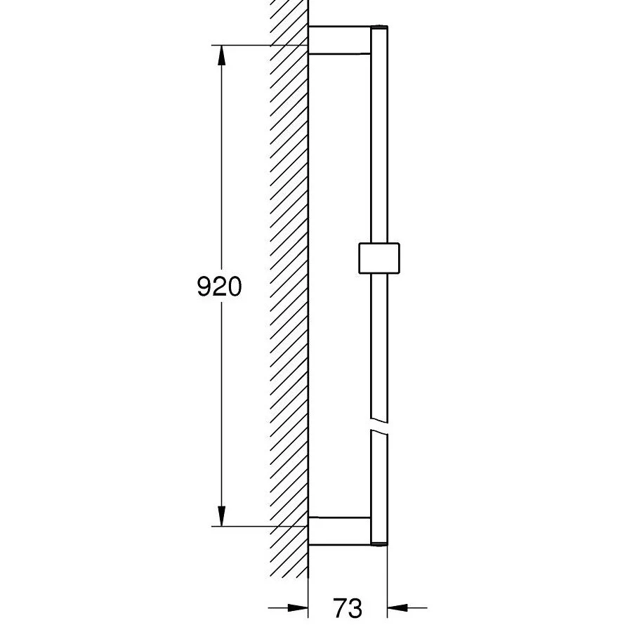 Grohe Euphoria Cube Bara de dus 900 mm