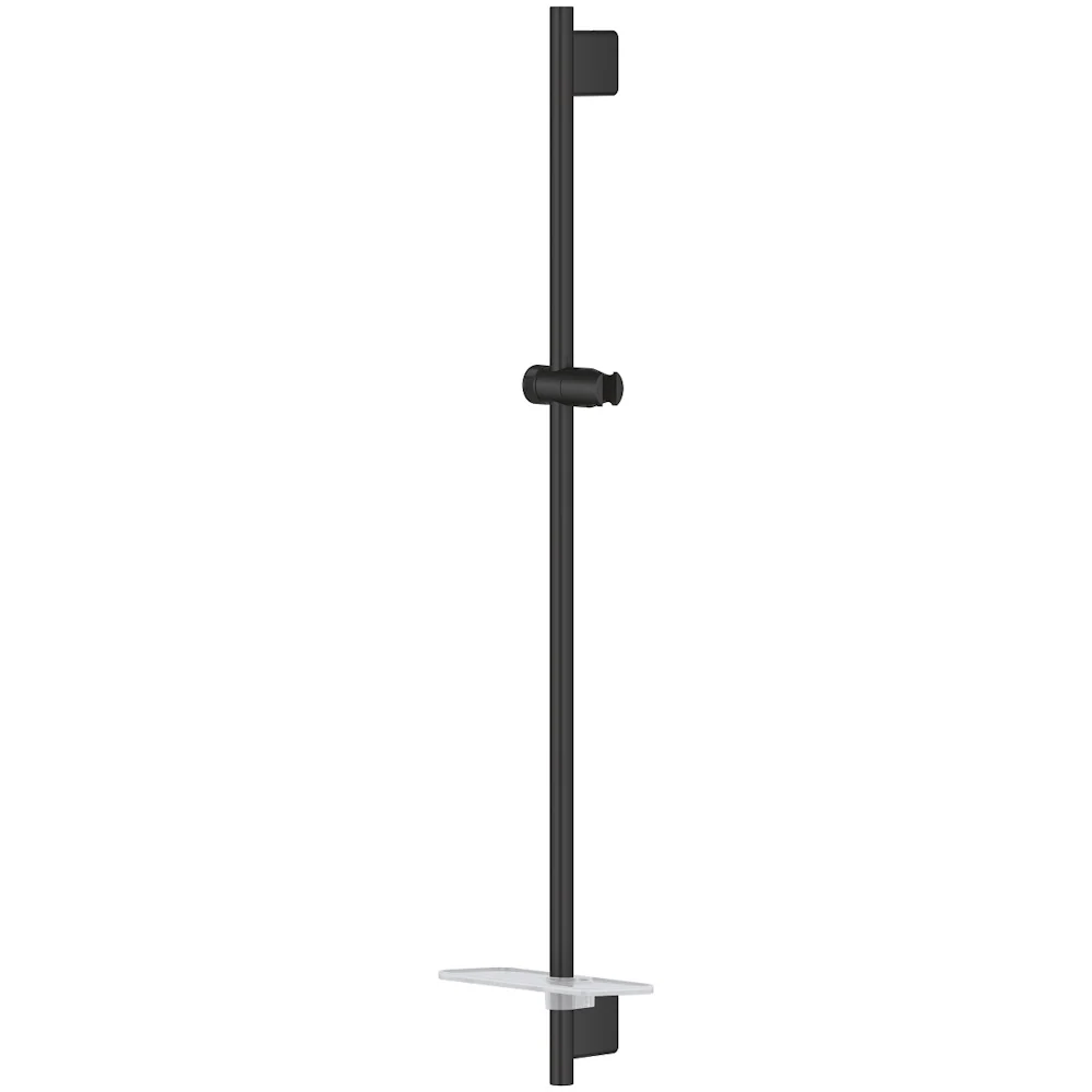 Grohe Rainshower SmartActive Bara de dus si savoniera, negru mat (phantom black)