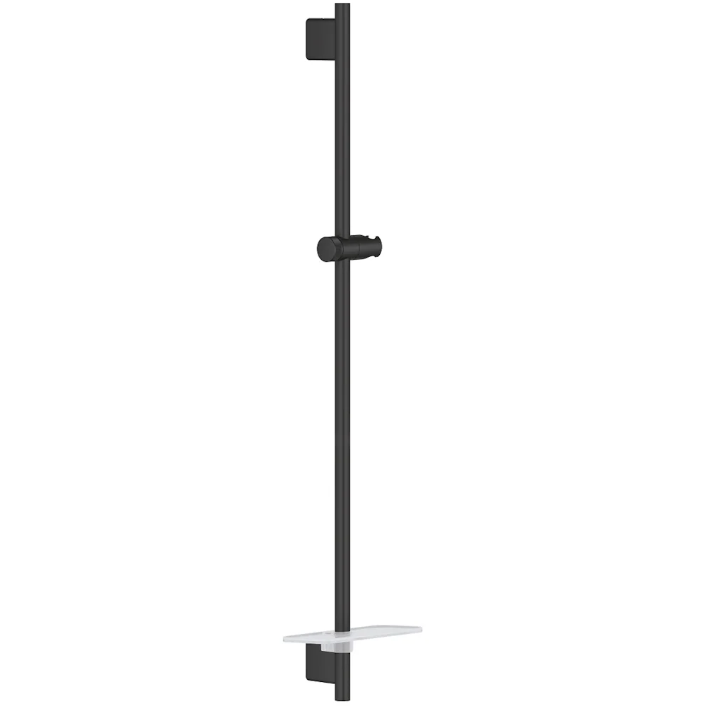Grohe Rainshower SmartActive Bara de dus si savoniera, negru mat (phantom black)