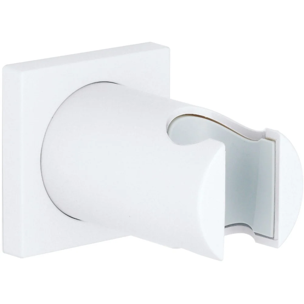 Grohe Rainshower Suport para dus cu ornament patrat, alb