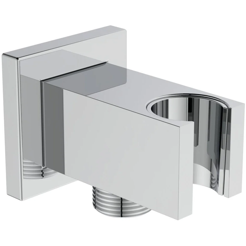 Ideal Standard IdealRain Cot racord patrat cu suport para de dus, crom