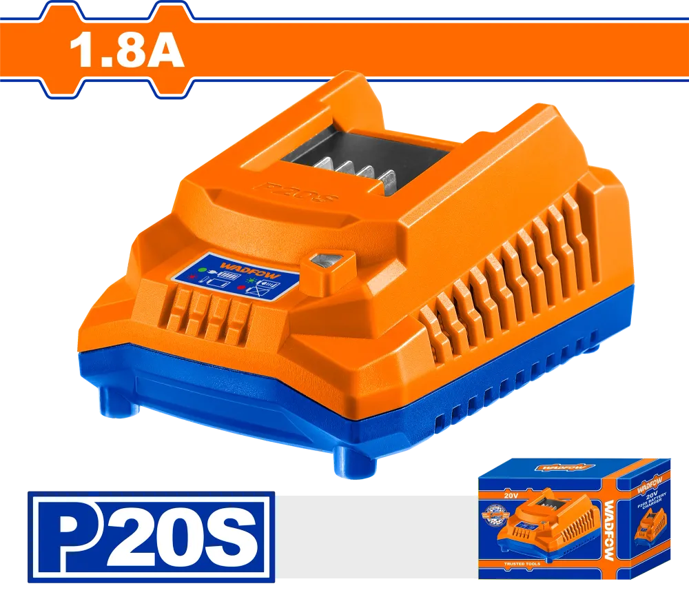 Incarcator rapid WADFOW 20 V Li-Ion, 1,8