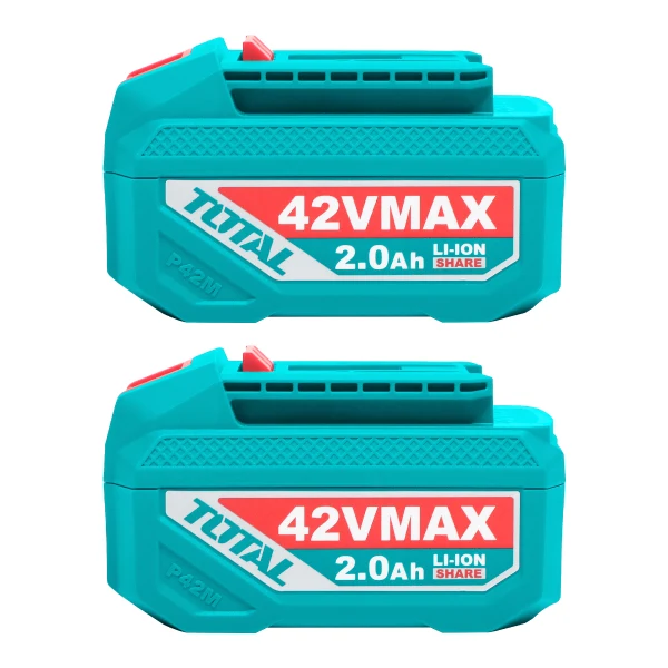 Kit 2 baterii si incarcator TOTAL 42V, Li-Ion 2.0Ah, P42M