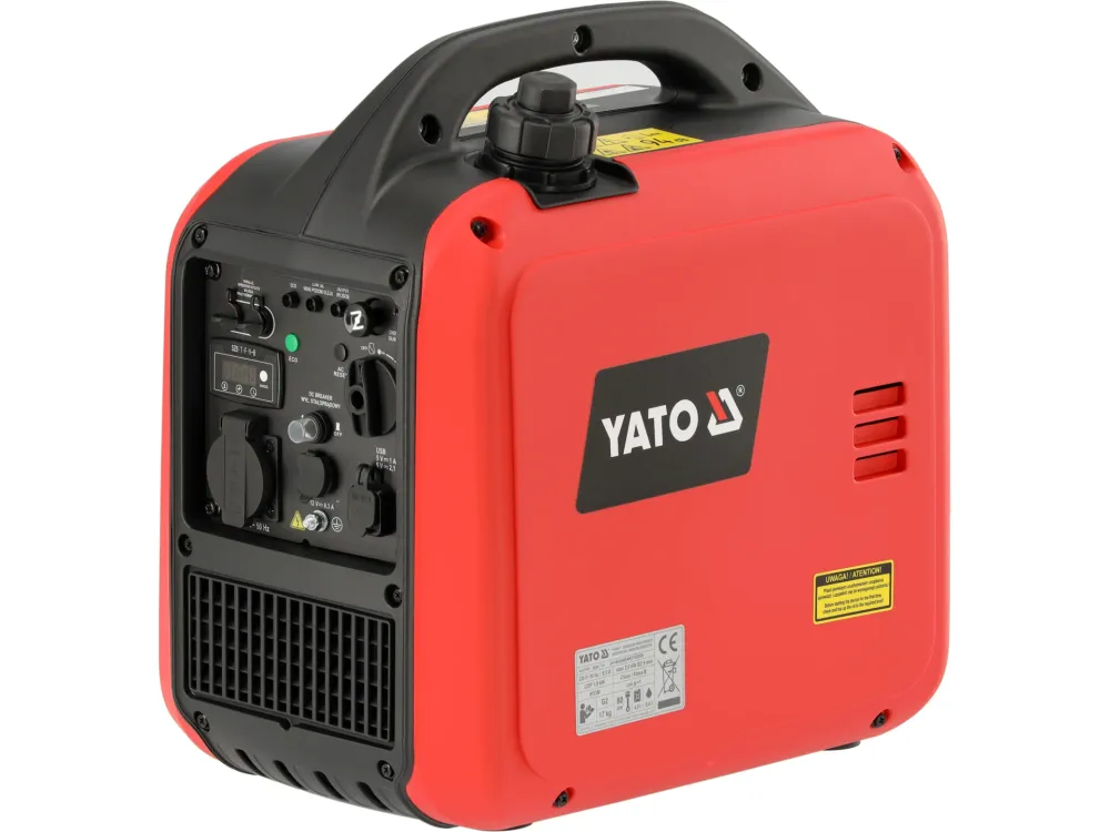 Generator inverter pe benzina 2000W, 1900W nominal, 80cc, YATO