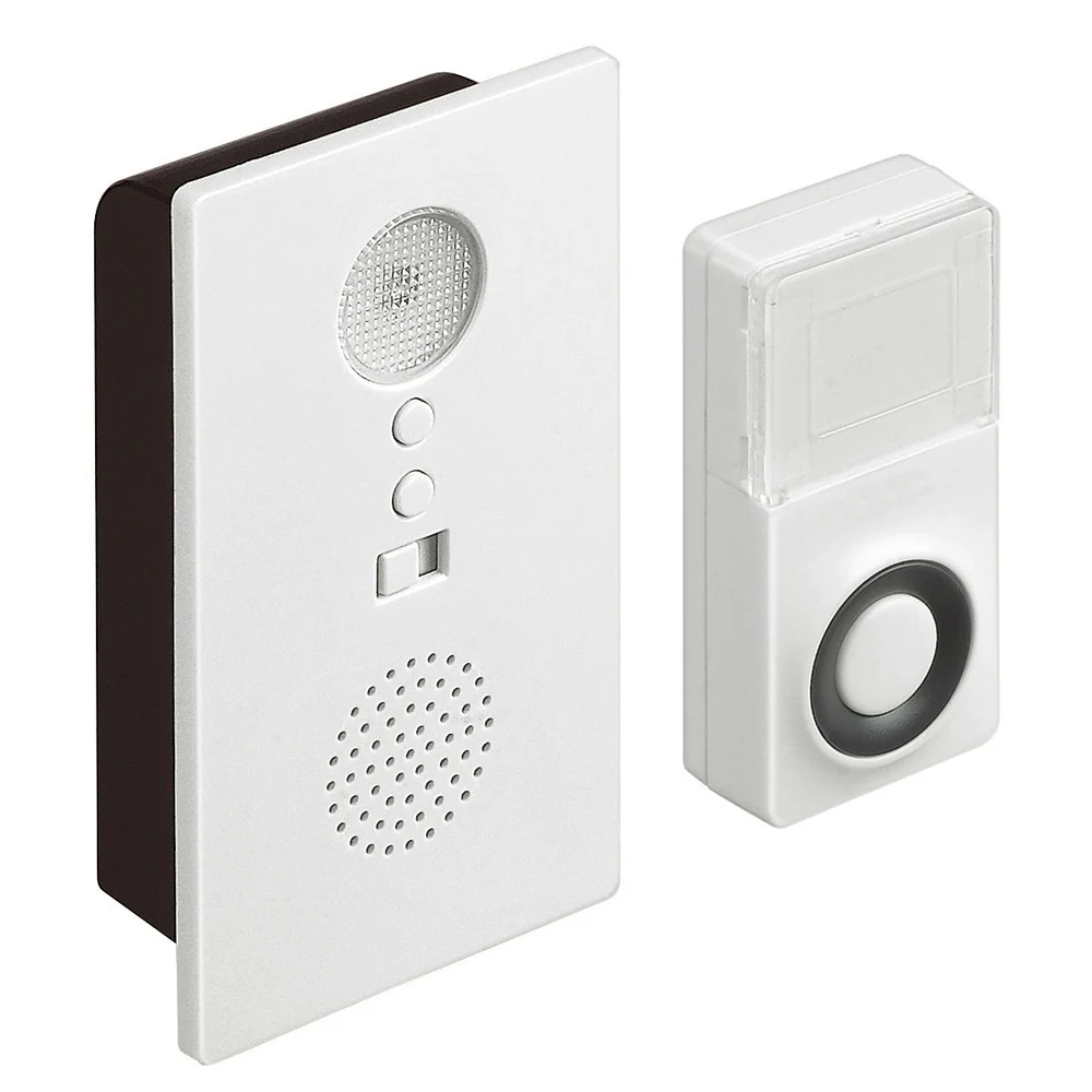 Kit sonerie wireless, 36 melodii, 80dB, IP44, alb, Legrand 041610