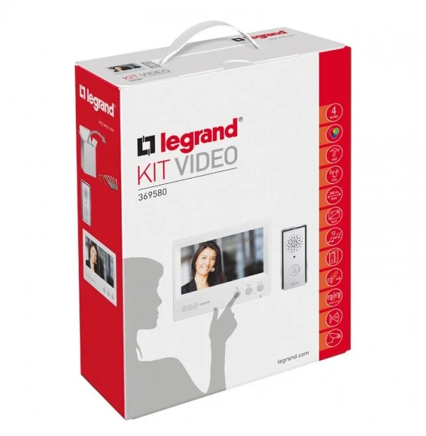 Kit videointerfon handset, ecran 7'', Legrand 369580