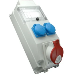 Panou de distributie, pentru organizare santier, ROS 5/X-10/S (1xPriza 5x32A + 2xPriza schuko), SEZ 34-510