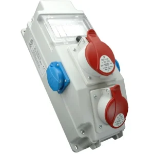 Panou de distributie, pentru organizare santier, ROS 5/X-18/S (2xPriza 5x32A + 2xPriza schuko), SEZ 34-518