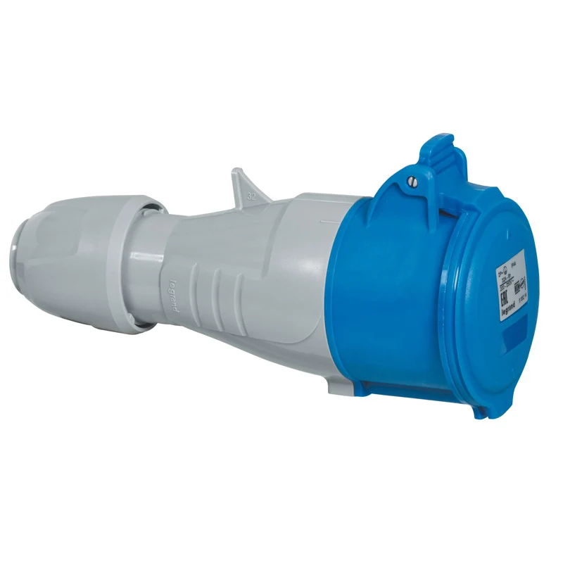 Priza mobila, monofazica 2P+T, 16A, 230V, IP44, P17 Tempra Pro Legrand 555104