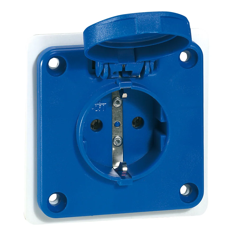 Priza tablou, monofazica 2P+T, 16A, 250V, IP44, P17 Tempra Pro Legrand 057672
