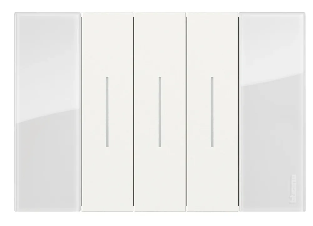 Rama finisaj, 3 module, culoare Ice, Living Now KA4803DW