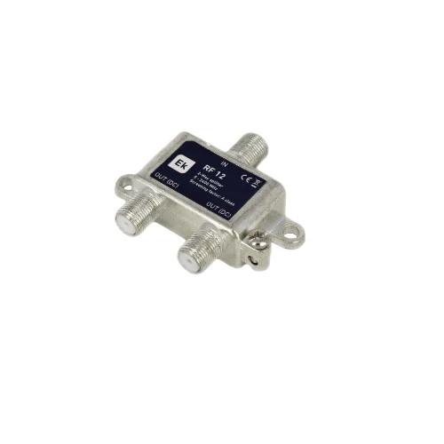 Splitter CATV, cu conector F, 5÷2400MHz, 2 iesiri, Ekselans 141001