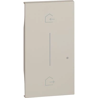 Tasta pentru intrerupator fara fir, 2 module, nisip, Living Now KM40M2