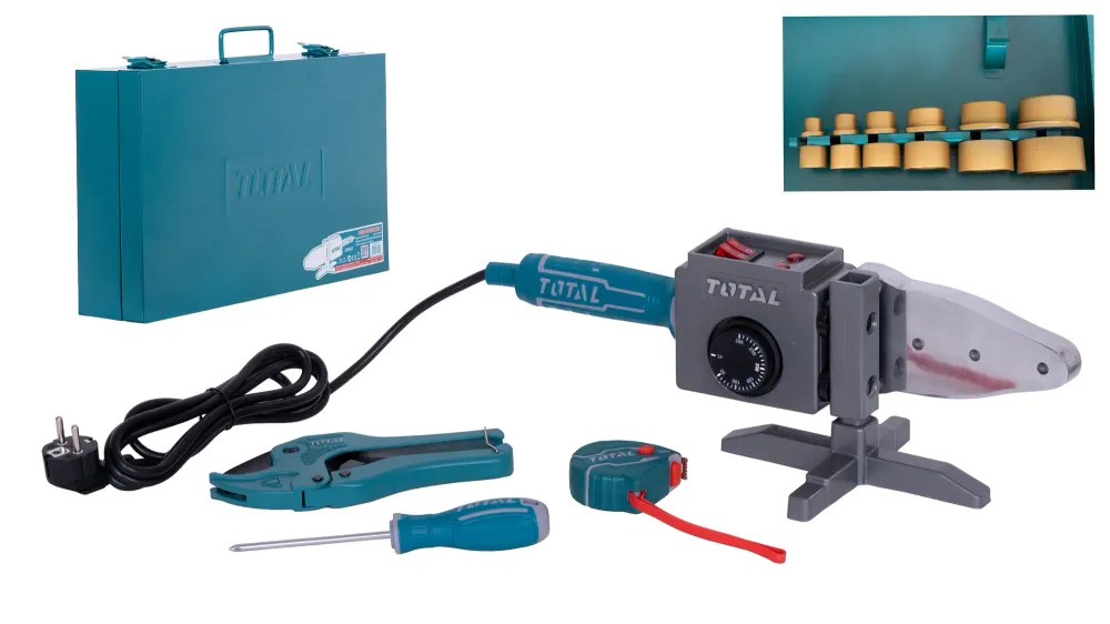 Masina de sudat tevi termoplastice TOTAL Industrial - 800W/1500W