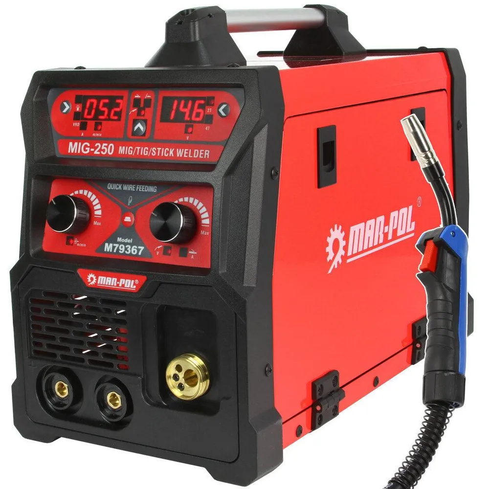 Aparat de sudura invertor MIGOMAT 250A MIG MMA TIG 3in1 gaz