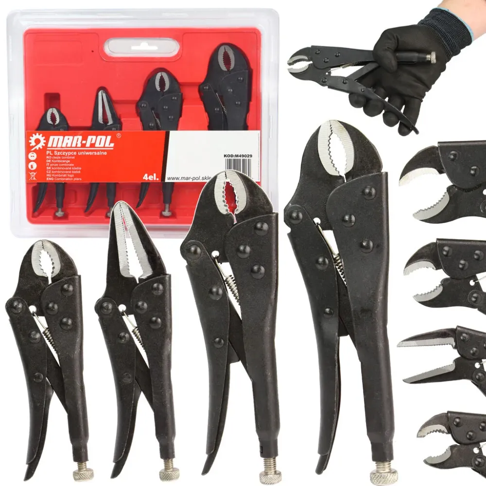 Set clesti autoblocanti 4 piese 125-250 mm