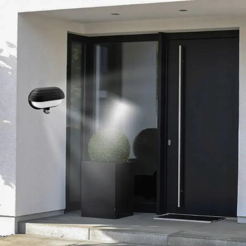 Aplica de exterior cu senzor Froda, 1xE27, IP44, negru