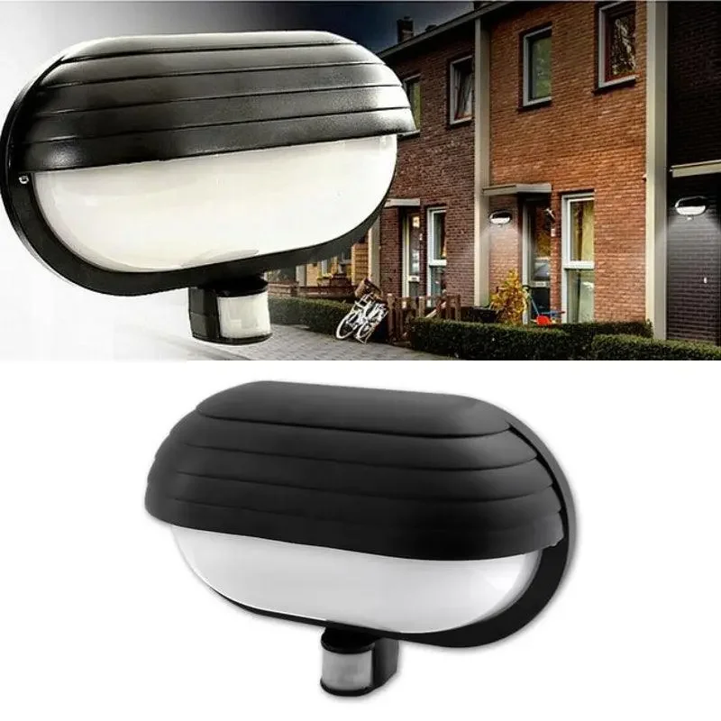 Aplica de exterior cu senzor Froda, 1xE27, IP44, negru