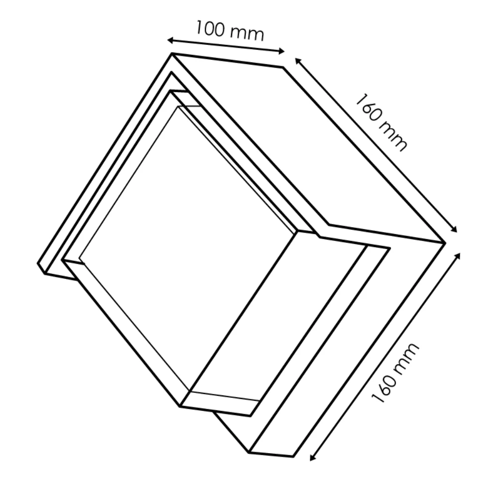 Plafoniera pentru Interior/Exterior Cinza 12W CCT