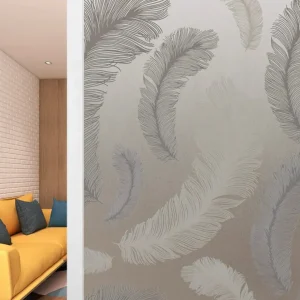 Folie geam autoadeziva model pene gri 45 x 300 cm