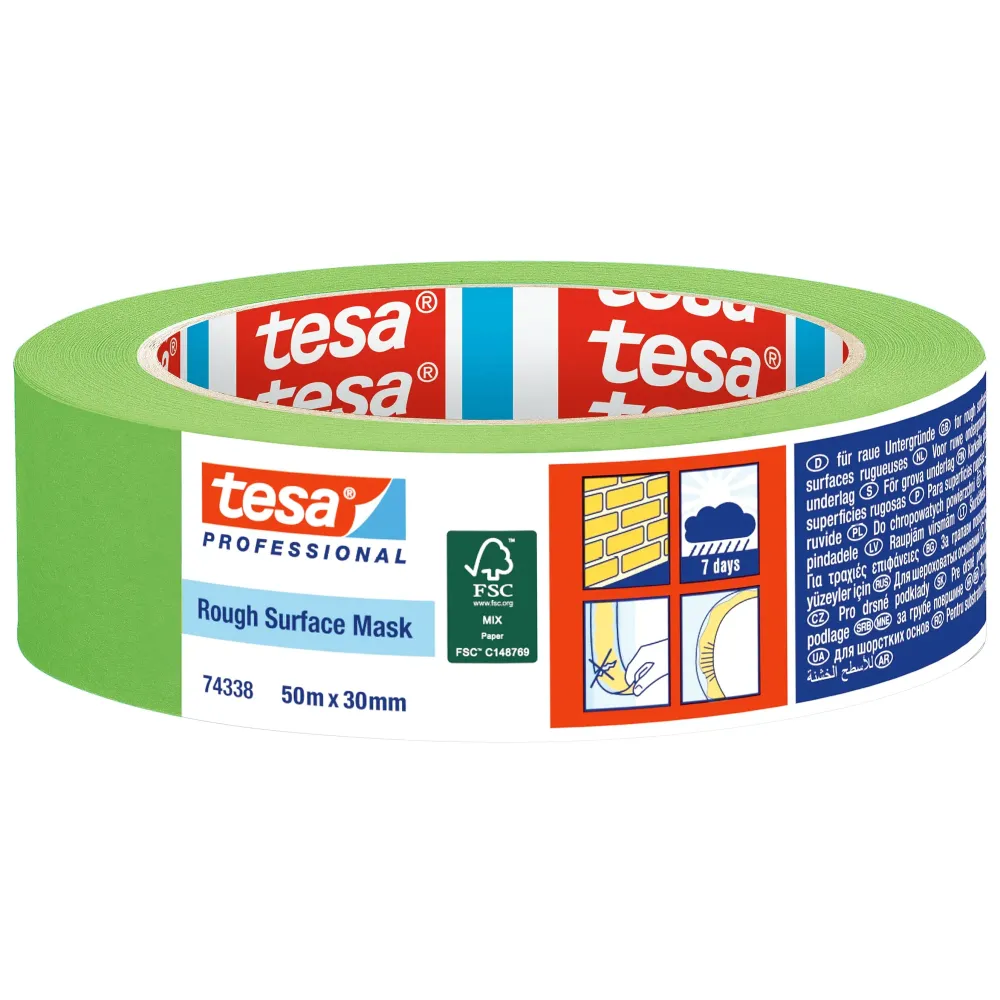 Banda de mascare Tesa Suprafețe rugoase 74338