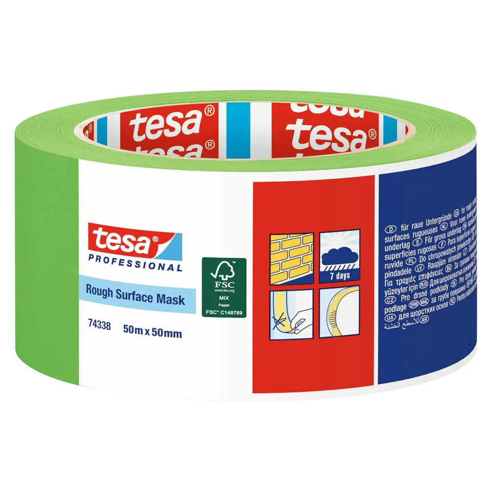 Banda de mascare Tesa Suprafețe rugoase 74338