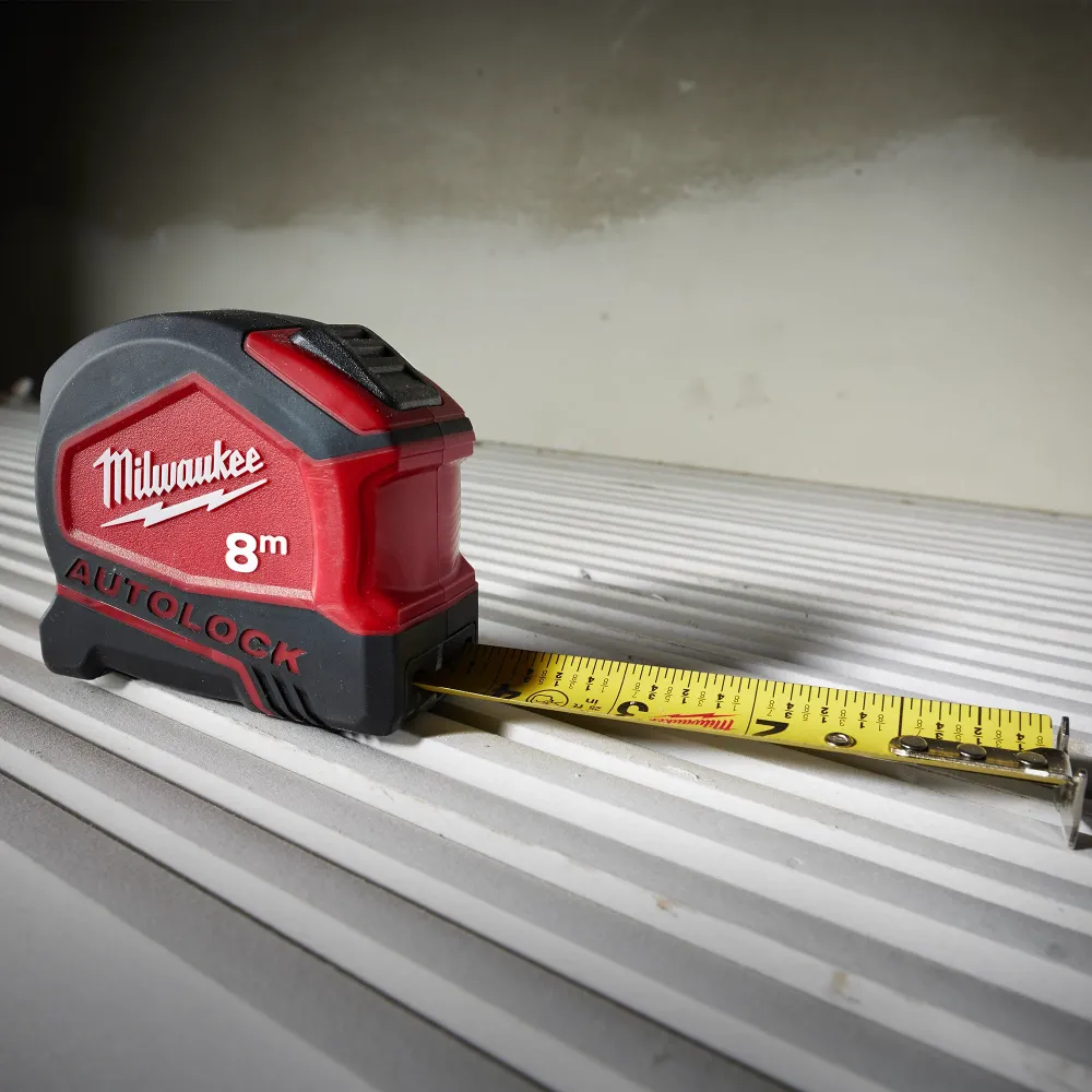 Autolock bandă de măsurare Milwaukee 8mt