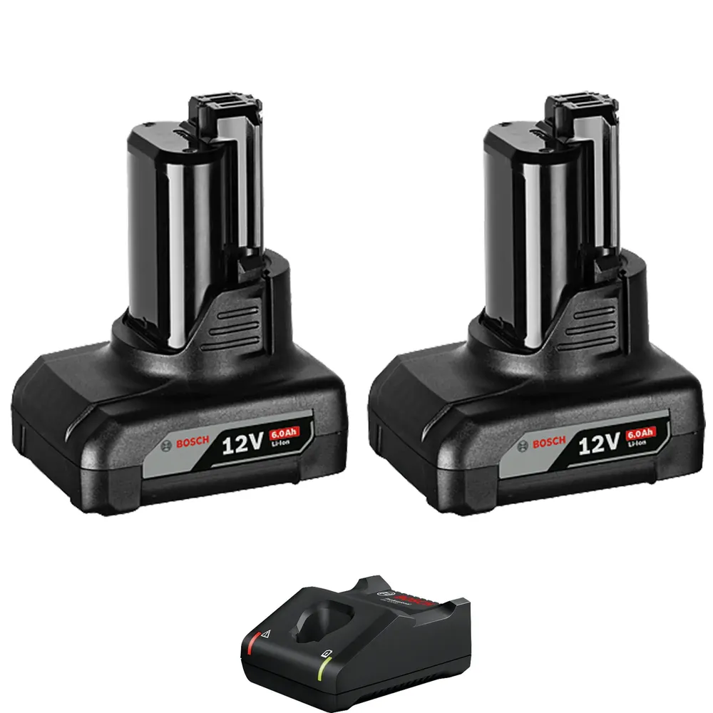 Kit de baterii Bosch Încărcător de baterii profesional GBA 12V 6.0Ah + GAL 12V-40