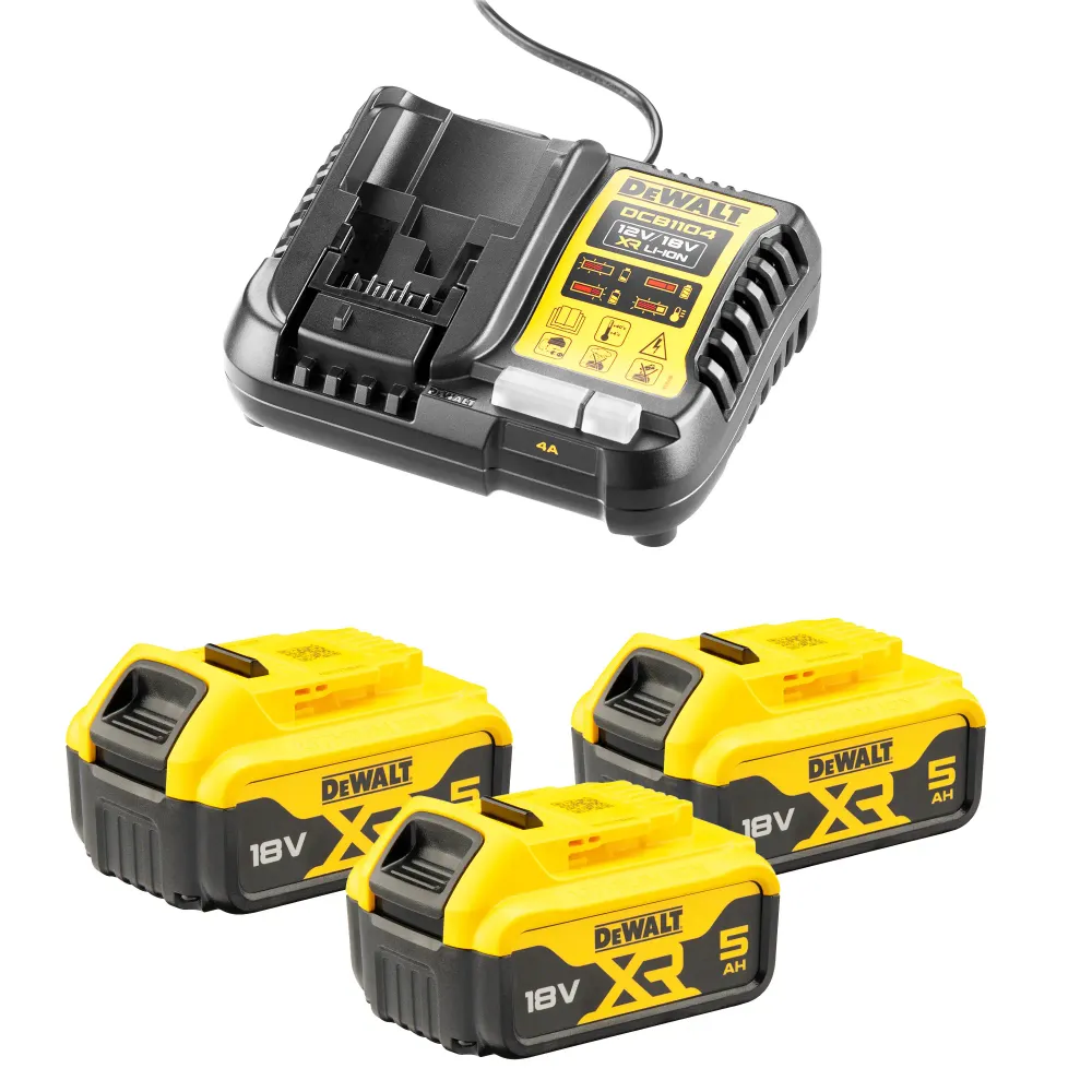 Kit de energie Dewalt DCB1104P3-QW 18V 5Ah