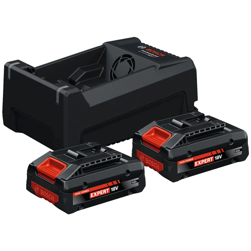 Set de început Bosch Profesional 2x EXBA18V-40 + GAL 12V/18V-80 18V 4Ah
