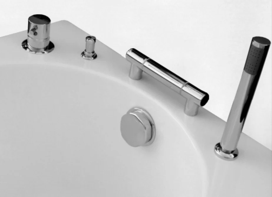 Belform Aryl Baterie cada dus monocomanda cu set dus, umplere prin orificiu cascada