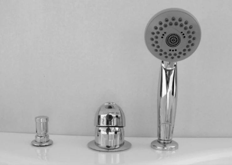 Belform Vela Baterie cada dus monocomanda, set dus si umplere prin sistem