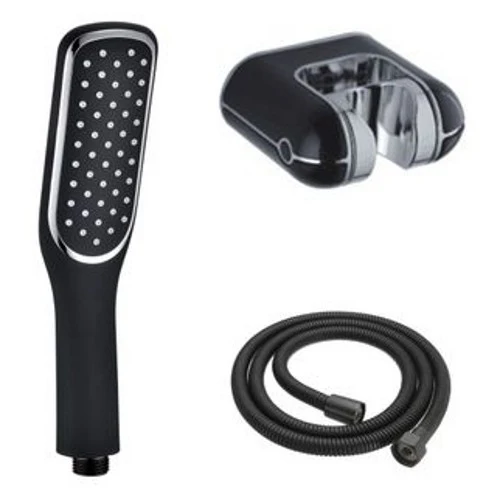 CasaBlanca Lira Baterie cada dus monocomanda Cold Start cu set dus, negru mat