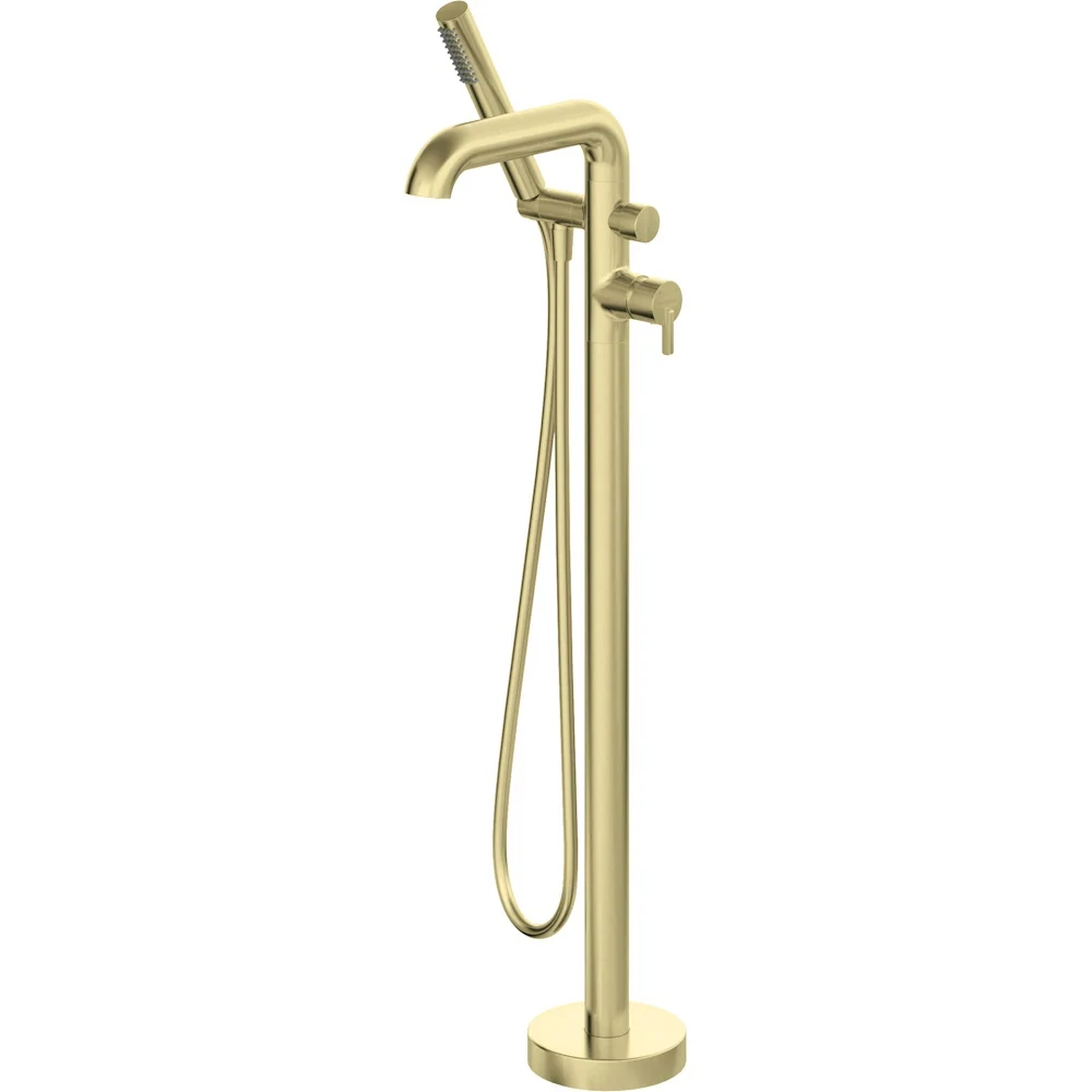 Deante Silia Baterie cada freestanding, auriu periat