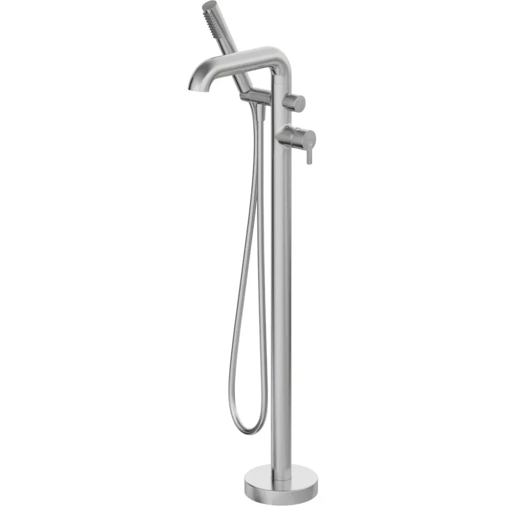Deante Silia Baterie cada freestanding, inox
