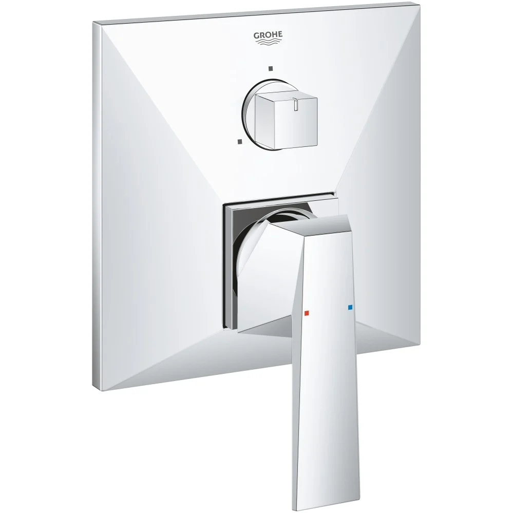 Grohe Allure Brilliant Baterie cada dus monocomanda incastrata, 3 iesiri, crom